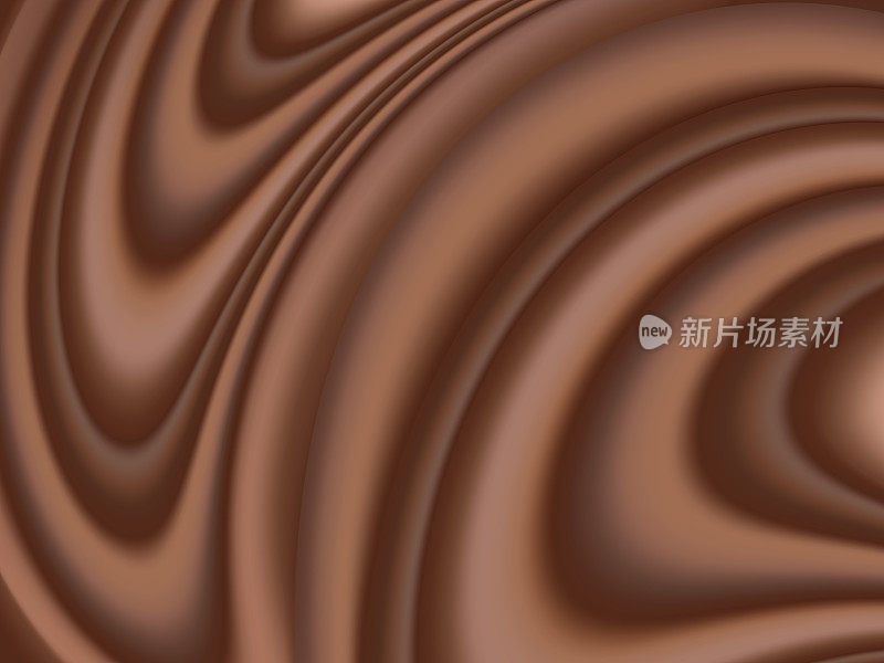 Abstract fluid chocolate background